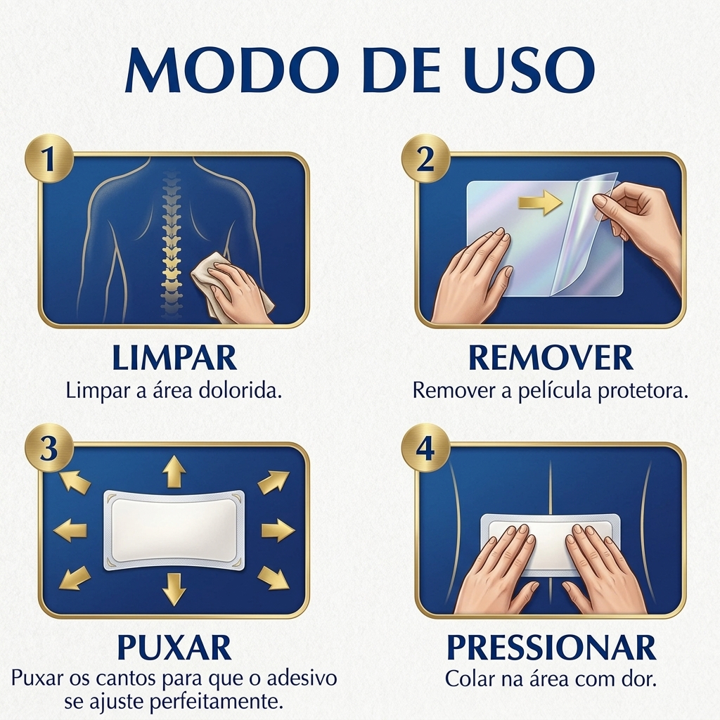 Modo de uso em 4 passos